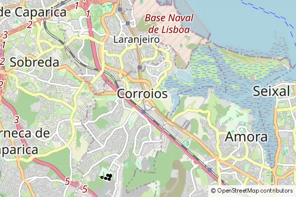 Mapa Corroios