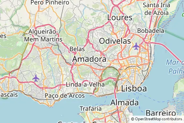 Mapa Amadora