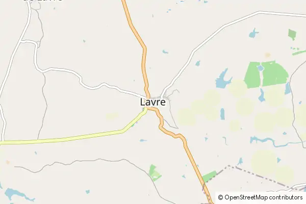 Mapa Lavre