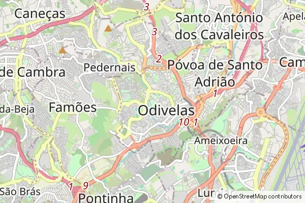 Mapa Odivelas