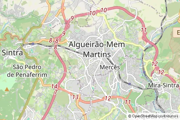 Mapa Algueirao - Mem Martins