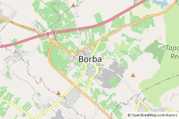 Mapa Borba