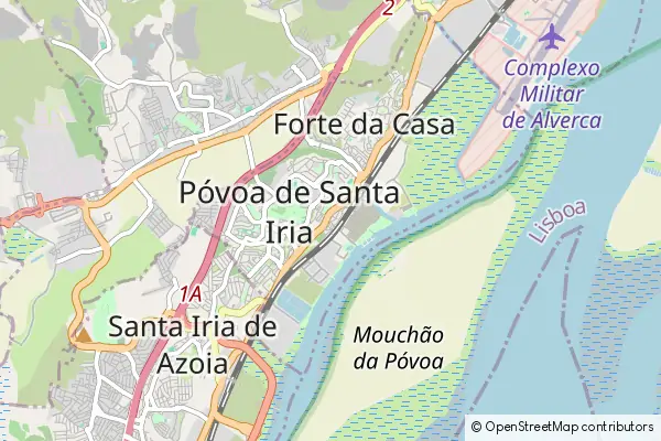 Mapa Póvoa de Santa Iria