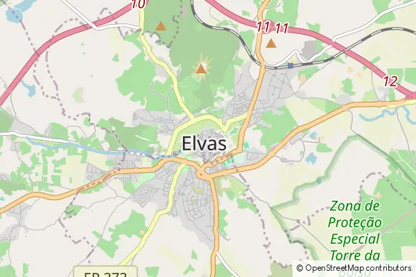 Mapa Elvas