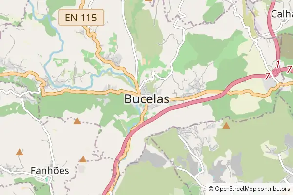 Mapa Bucelas