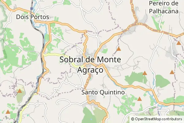 Mapa Sobral de Monte Agraço