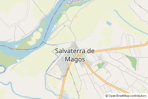 Mapa Salvaterra de Magos