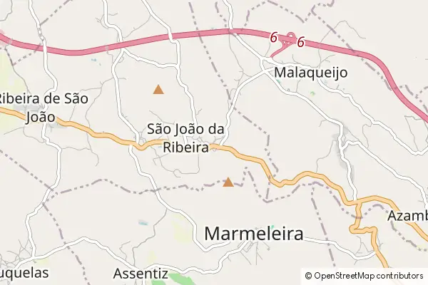 Mapa São João da Ribeira