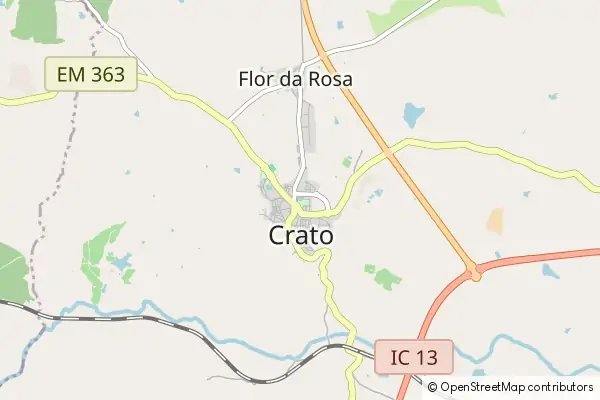 Mapa Crato