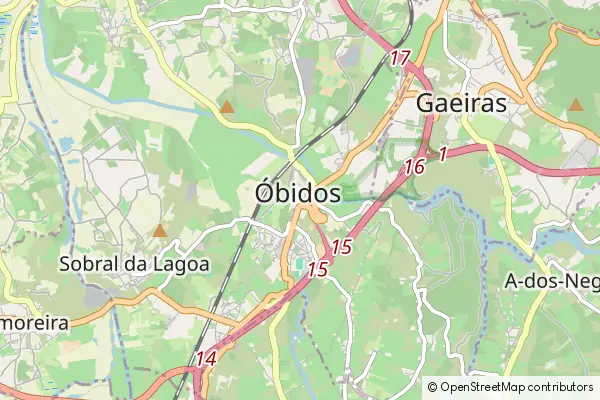 Mapa Óbidos