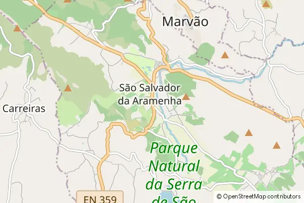 Mapa Sao Salvador da Aramenha