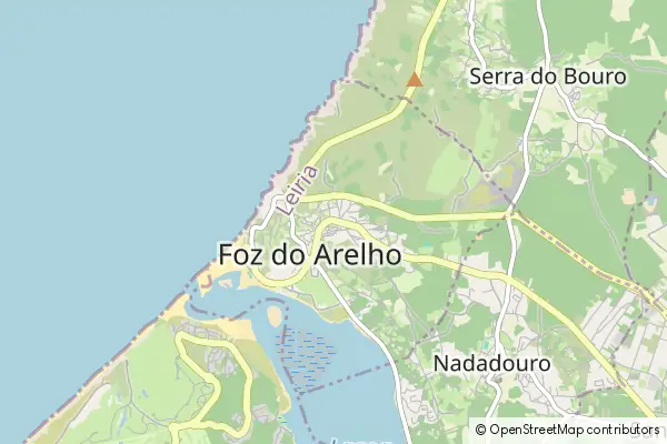 Mapa Foz do Arelho