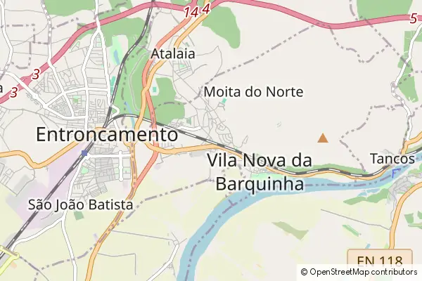 Mapa Vila Nova da Barquinha