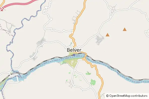 Mapa Belver