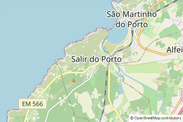 Mapa Salir do Porto