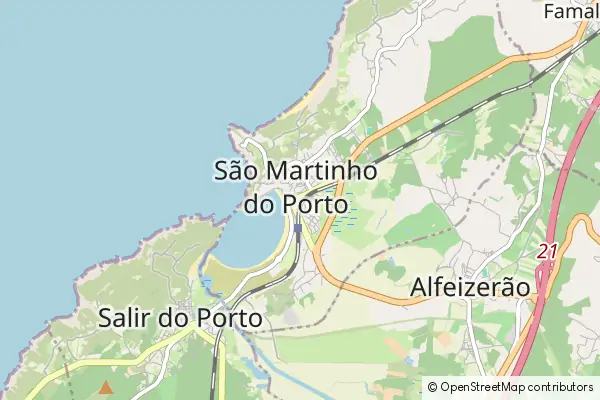 Mapa São Martinho do Porto