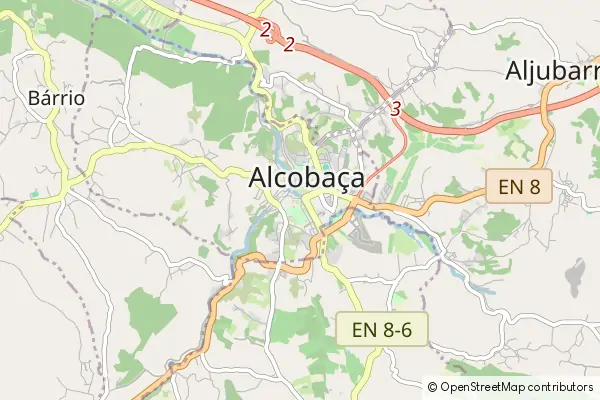 Mapa Alcobaça