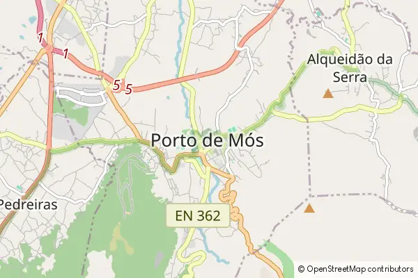 Mapa Porto de Mós