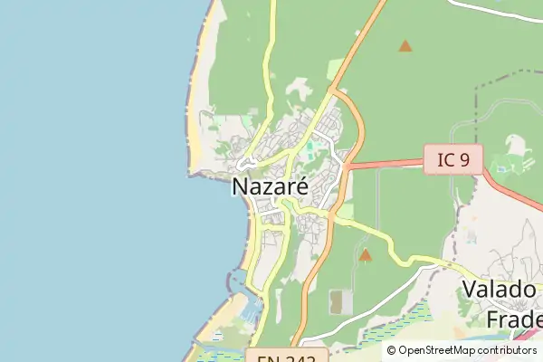 Mapa Nazaré