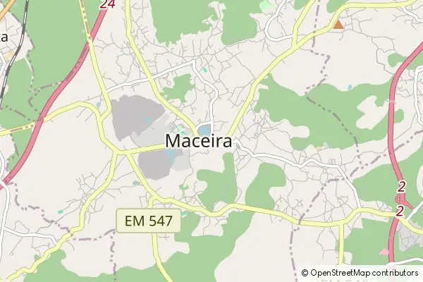 Mapa Maceira