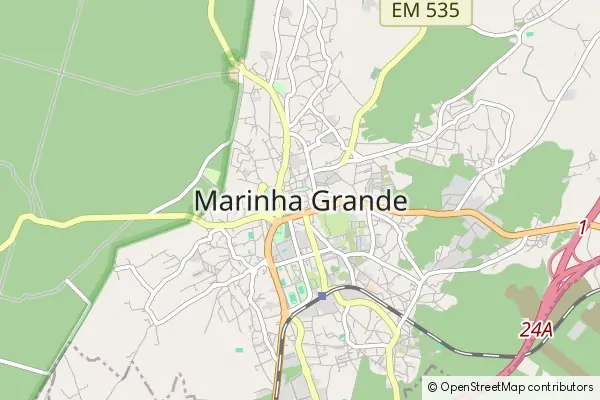 Mapa Marinha Grande