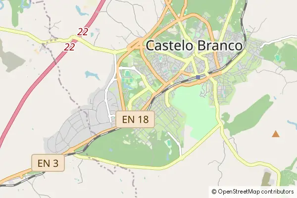 Mapa Castelo Branco