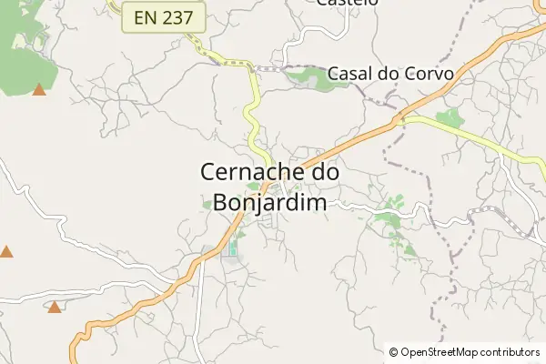 Mapa Cernache do Bonjardim