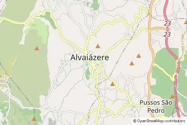 Mapa Alvaiázere