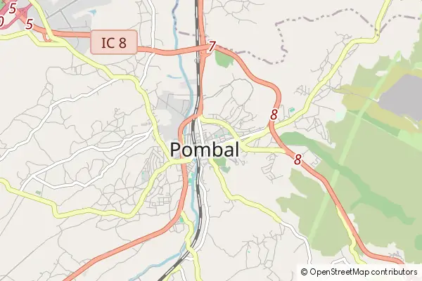 Mapa Pombal