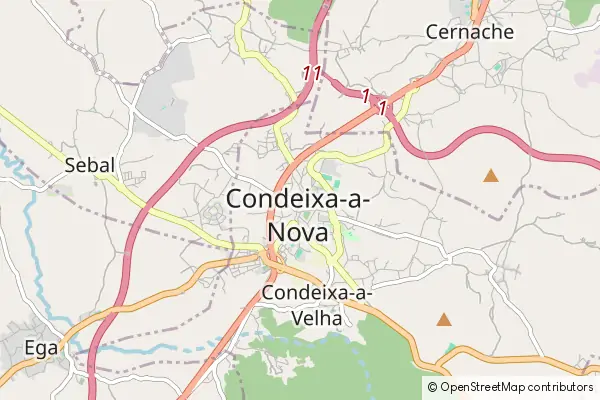 Mapa Condeixa-a-Nova