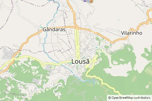 Mapa Lousã