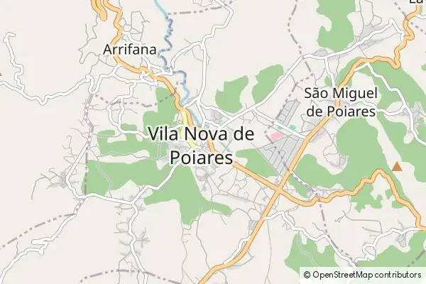 Mapa Vila Nova de Poiares