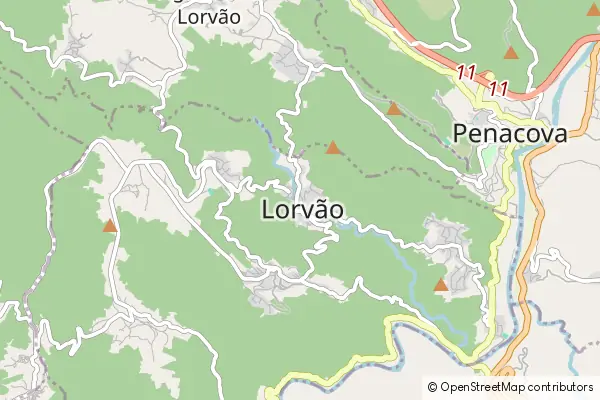 Mapa Lorvão