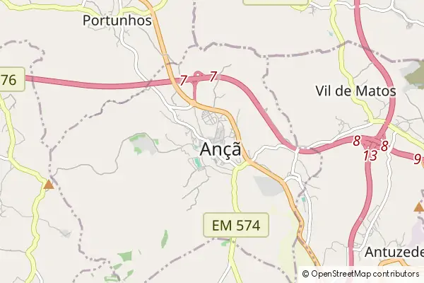 Mapa Ançã