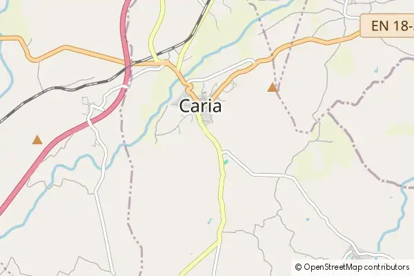 Mapa Caria