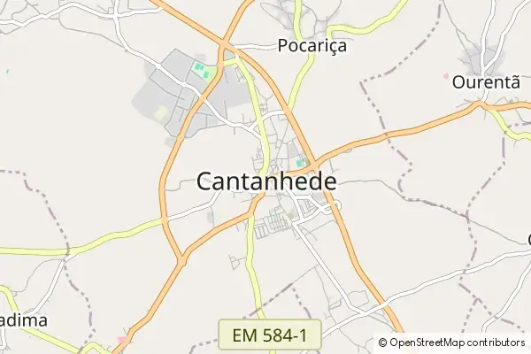 Mapa Cantanhede