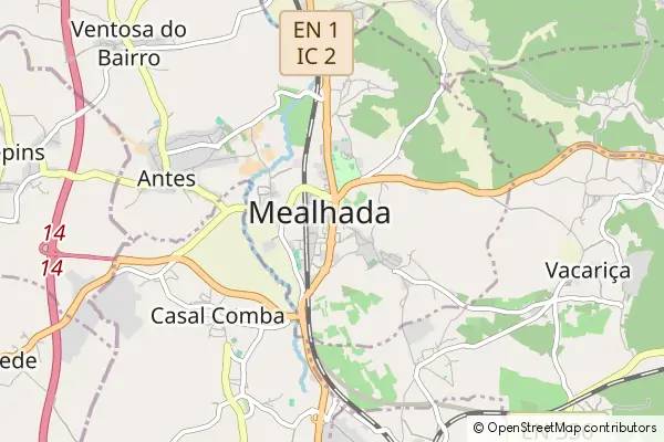 Mapa Mealhada