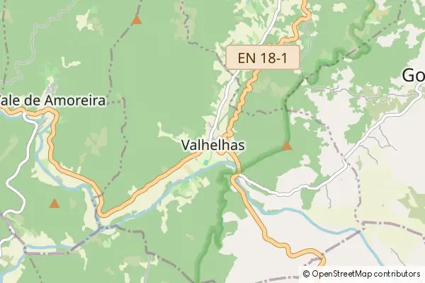 Mapa Valhelhas