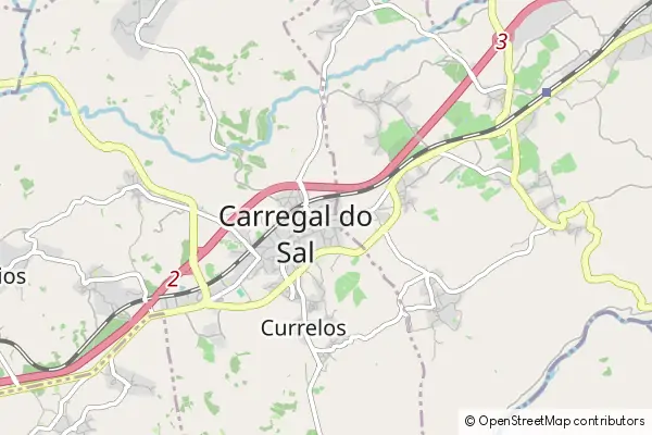 Mapa Carregal do Sal