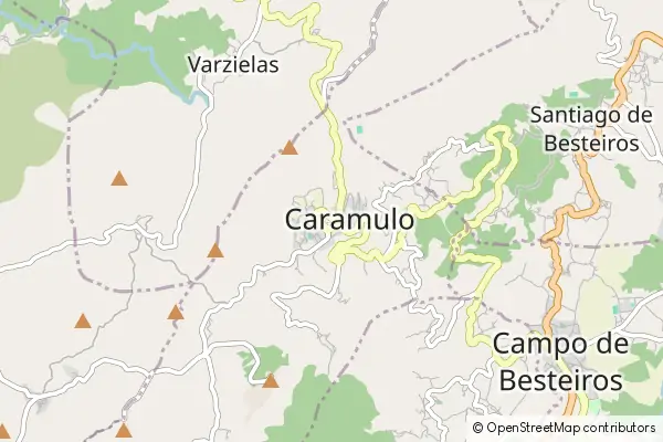 Mapa Caramulo