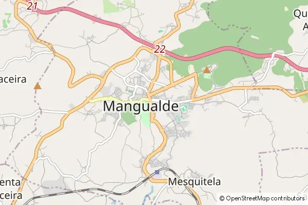 Mapa Mangualde