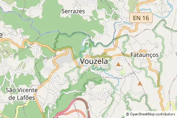 Mapa Vouzela