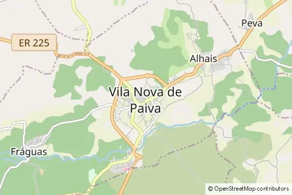 Mapa Vila Nova de Paiva