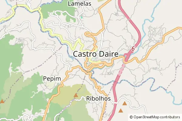 Mapa Castro Daire