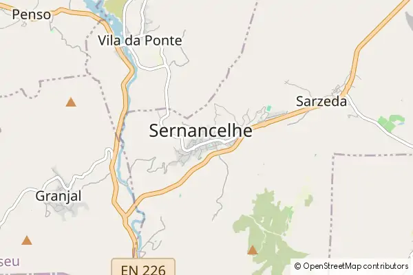 Mapa Sernancelhe