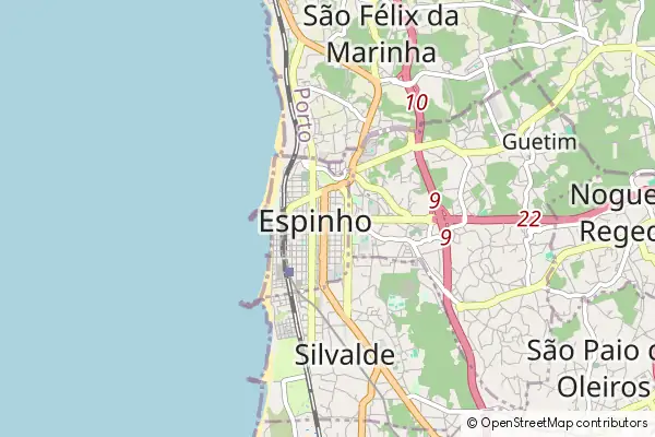 Mapa Espinho