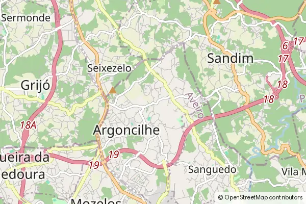 Mapa Argoncilhe