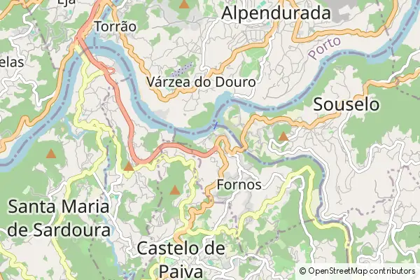 Mapa Castelo de Paiva