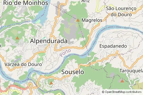 Mapa Alpendurada e Matos