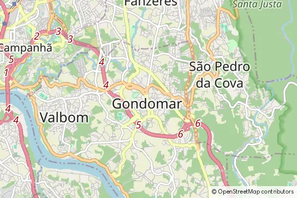 Mapa Gondomar